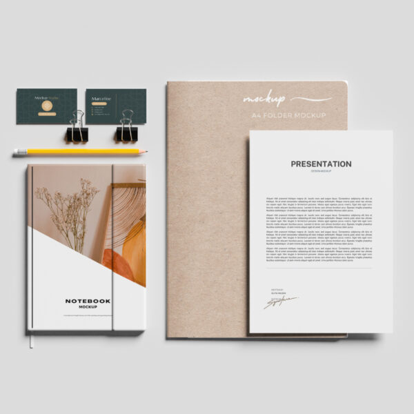 Corporate stationery sets