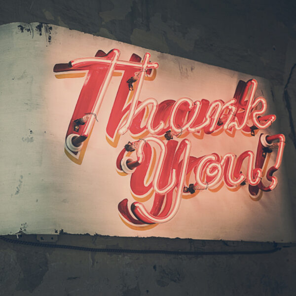 Custom glowing letter signs
