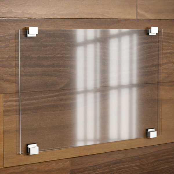 Edge-lit acrylic signs