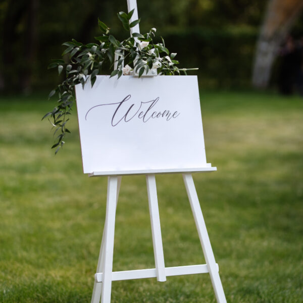 Event welcome signs