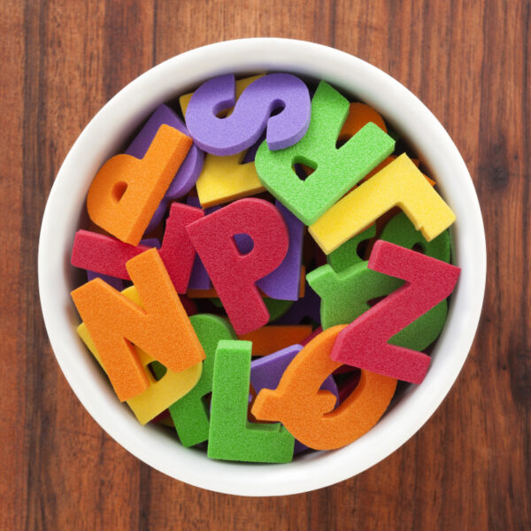 Foam letters