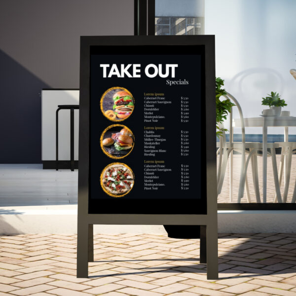 Menu boards for restaurants