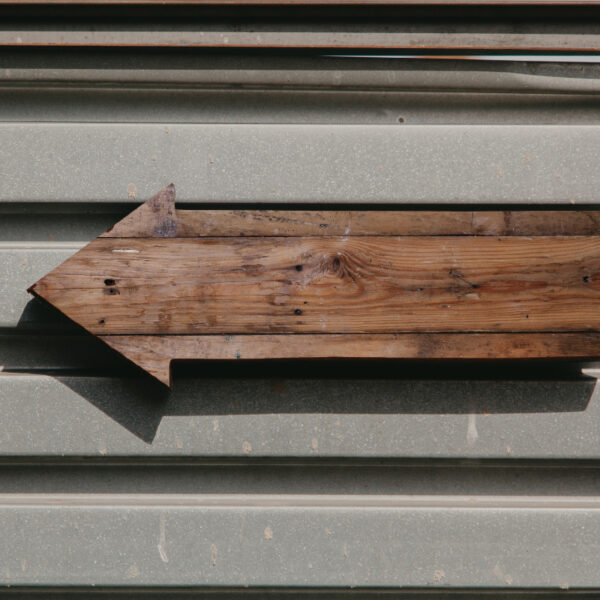 Metal and wooden nameplates