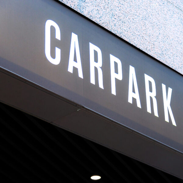 Parking lot signs