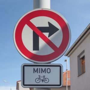 Regulatory road signs