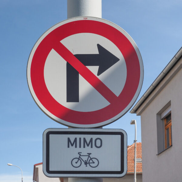 Regulatory road signs