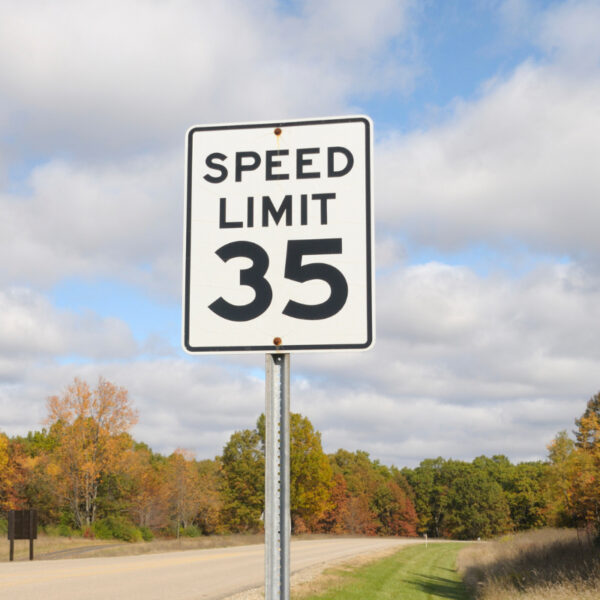 Speed limit signs